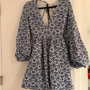 Agua Bendita Multicolor Floral dress NWT